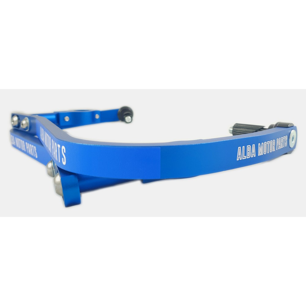 Paramani amp alluminio slim diam. 28mm azzurri - immagine 2