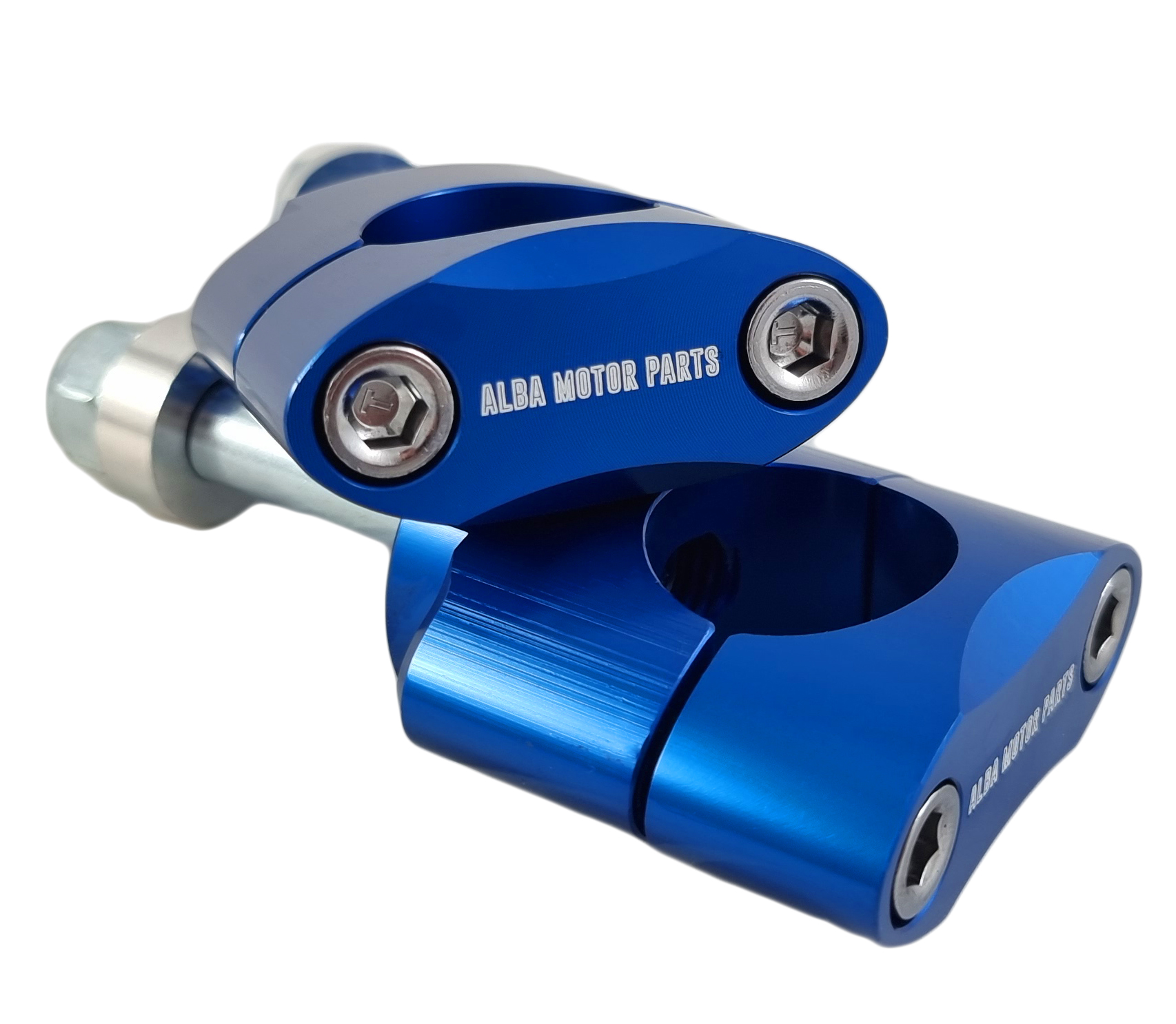 Riser Manubrio AMP in Ergal Blu 28,6mm - 12mm