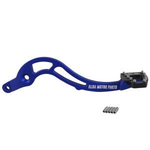 Pedale freno posteriore AMP blu per TM Racing 08-21 [85 - 125]