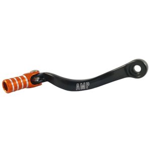 Leva cambio AMP in ergal corpo nero puntale arancione ktm 98-16
