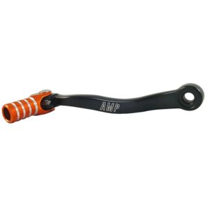 Leva cambio AMP in ergal corpo nero puntale arancione ktm 250/300 17-23