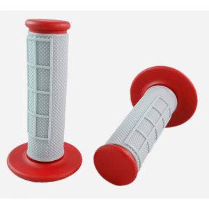 Manopole good grip rosso/grigio soft