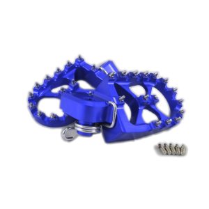Pedane Maggiorate AMP X in ergal blu per ktm 98-16 hus 14-16