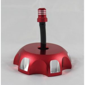 Tappo serbatoio AMP in ergal Honda CRF/XR Rosso con valvola