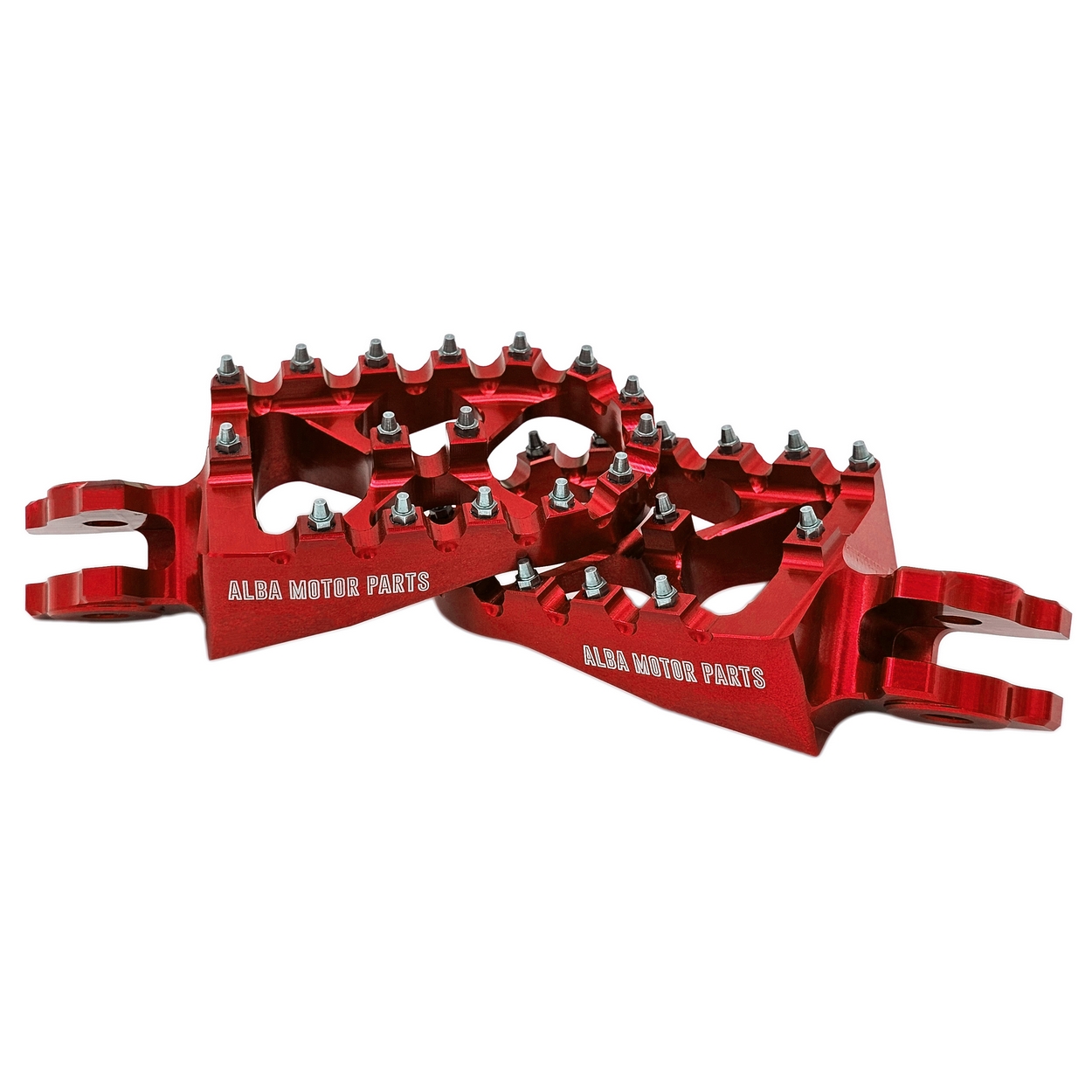 Pedane Maggiorate AMP X in Ergal Rosse TALARIA STING